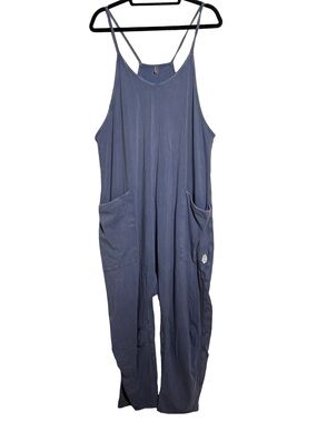 FP Movement by Free People Navy Blue Relaxed Jumpsuit Romper